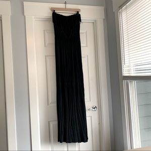 Black Fringe Maxi Dress